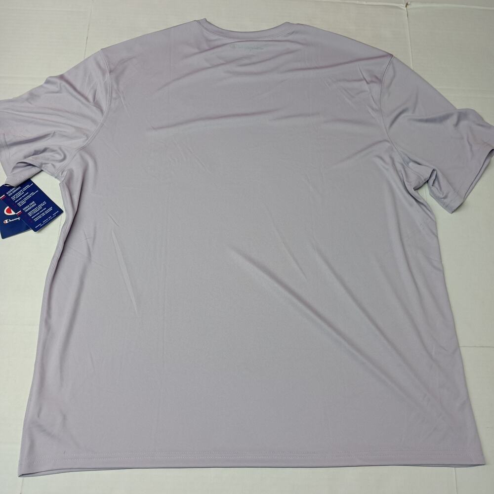 Champion Men's Double Dry‎ Anti-Odor T-Shirt Size 2XL Purple - Picture 8 of 8